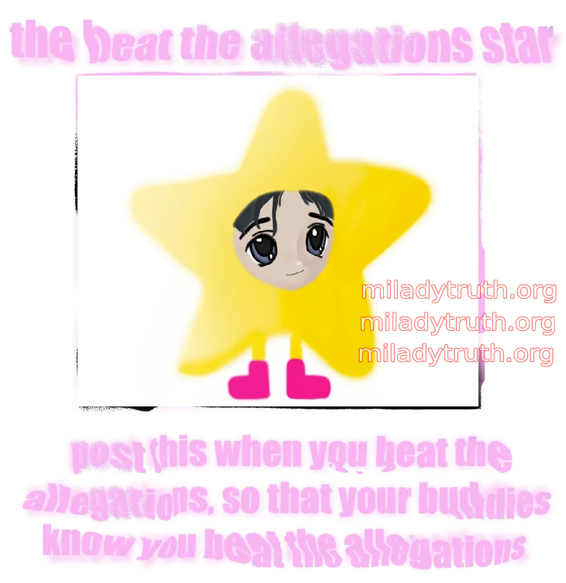 The beat the allegations star